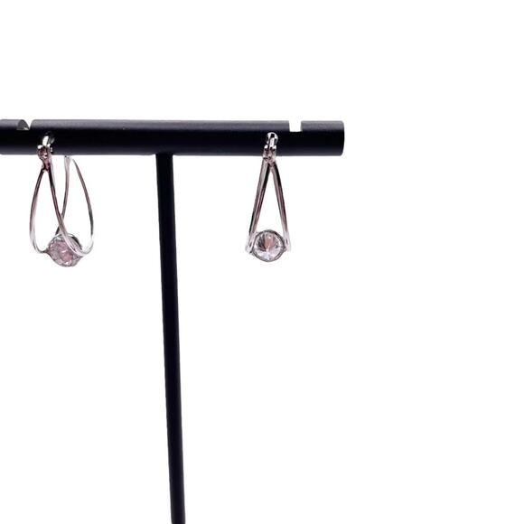 JTV Bella Luce Rhodium Sterling Silver Earrings - Picture 2 of 8